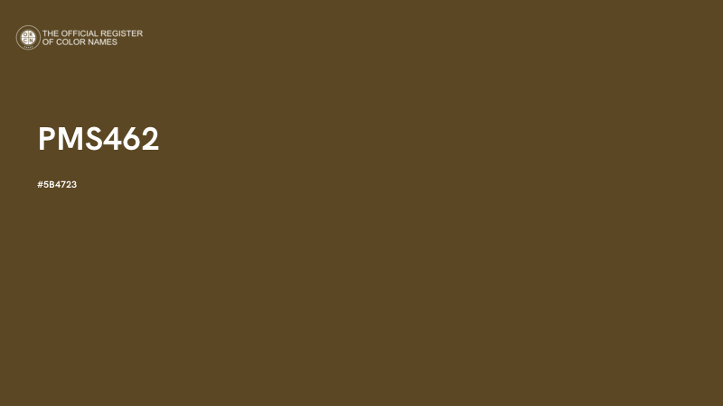 #5B4723 - PMS462 color image
