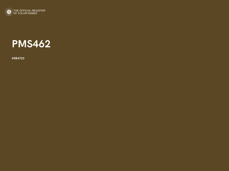 #5B4723 - PMS462 color image
