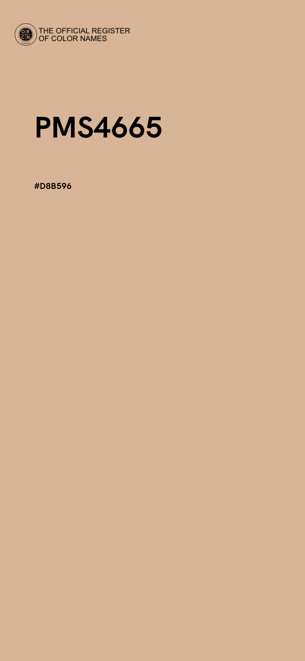 #D8B596 - PMS4665 color image