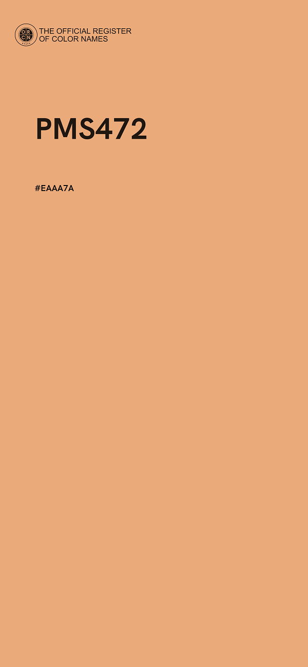 #EAAA7A - PMS472 color image