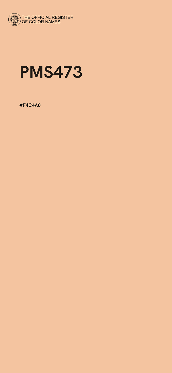 #F4C4A0 - PMS473 color image