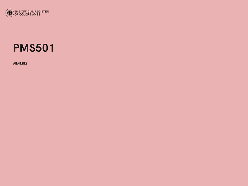 #EAB2B2 - PMS501 color image