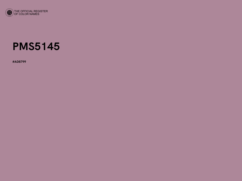 #AD8799 - PMS5145 color image