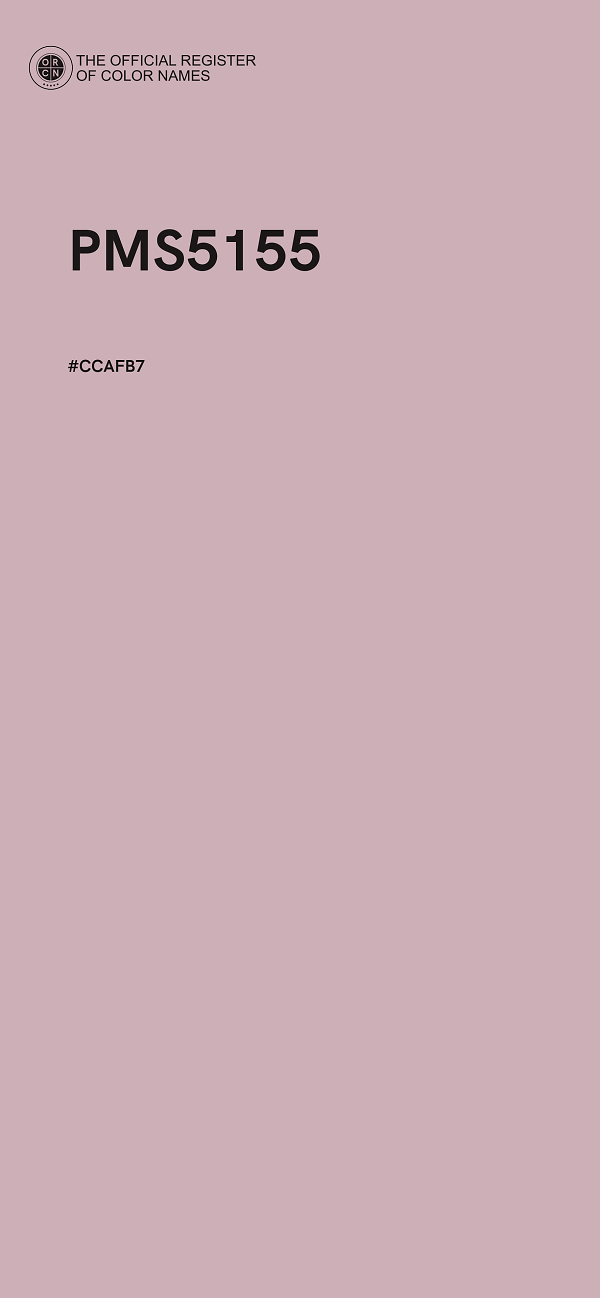 #CCAFB7 - PMS5155 color image