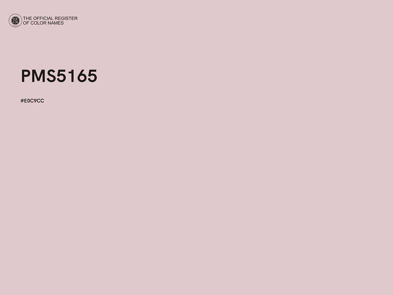 #E0C9CC - PMS5165 color image