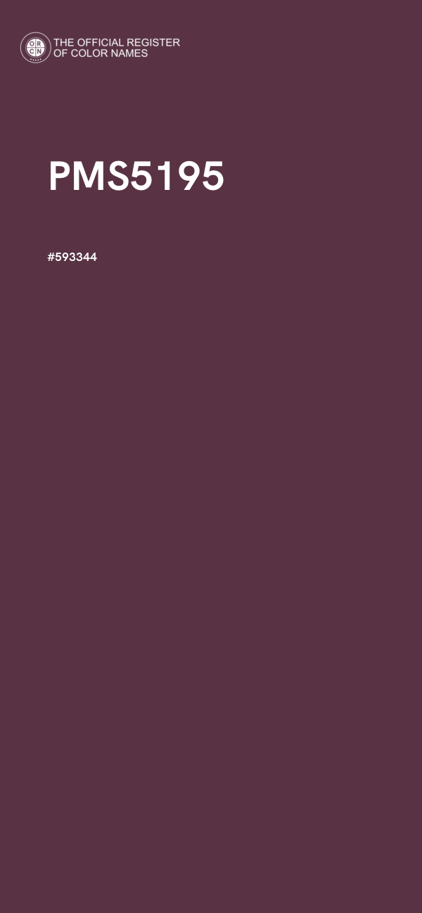 #593344 - PMS5195 color image