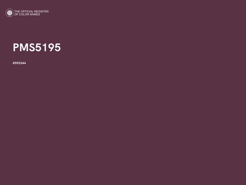 #593344 - PMS5195 color image