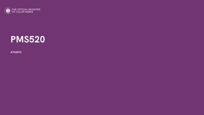 #703572 - PMS520 color image