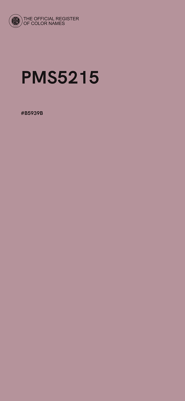 #B5939B - PMS5215 color image