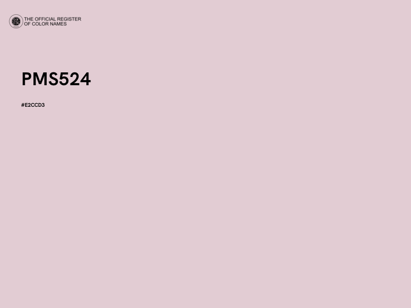 #E2CCD3 - PMS524 color image