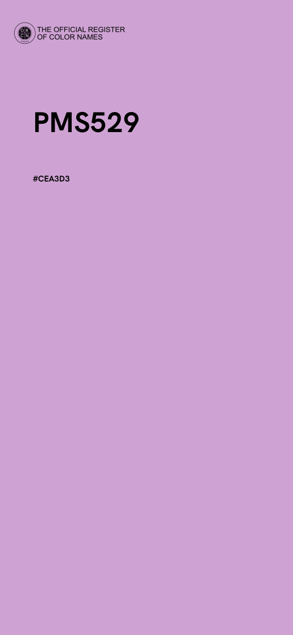 #CEA3D3 - PMS529 color image