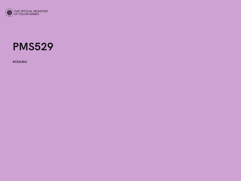 #CEA3D3 - PMS529 color image