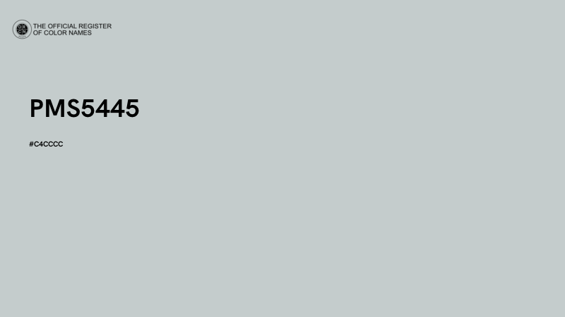 #C4CCCC - PMS5445 color image