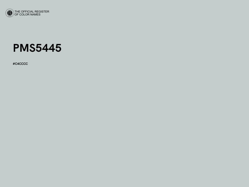 #C4CCCC - PMS5445 color image
