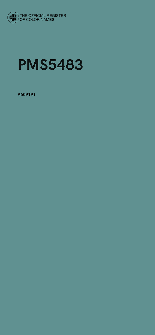 #609191 - PMS5483 color image