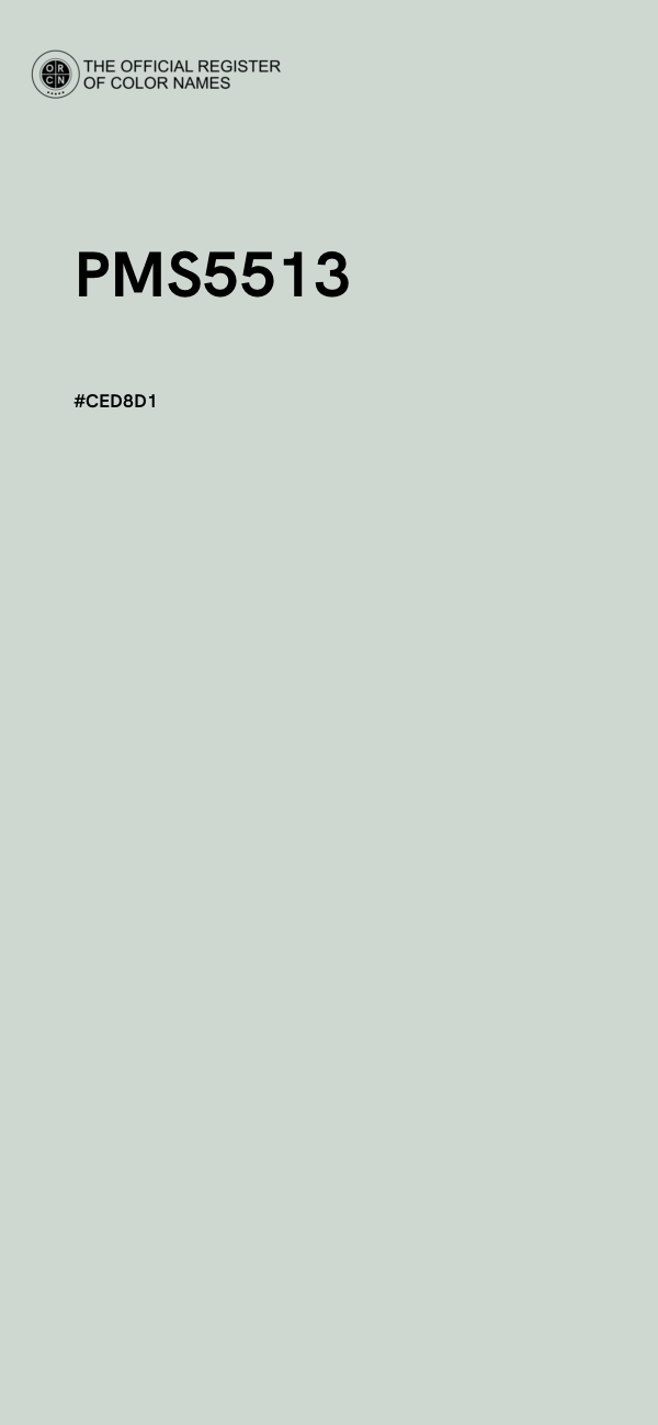#CED8D1 - PMS5513 color image