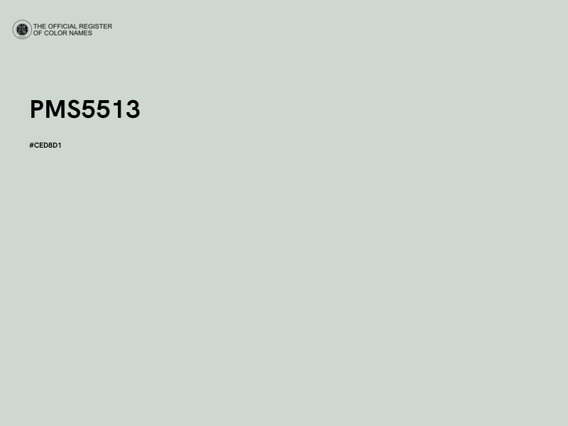 #CED8D1 - PMS5513 color image