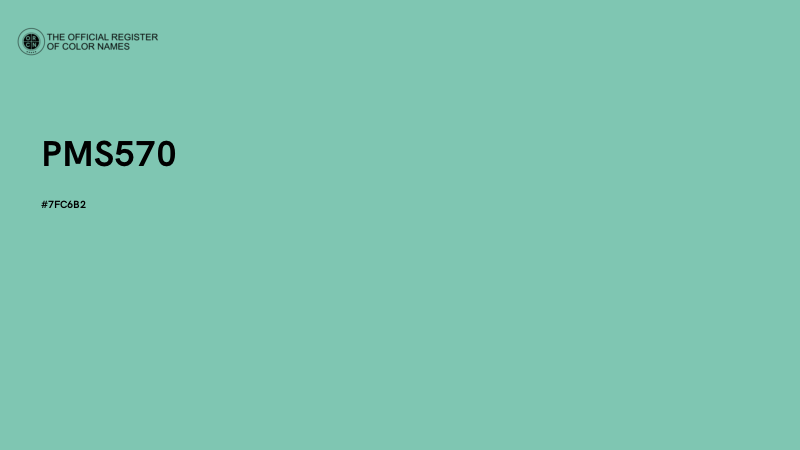#7FC6B2 - PMS570 color image