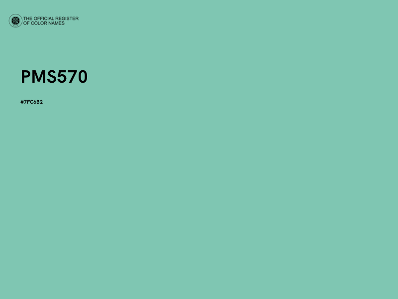 #7FC6B2 - PMS570 color image