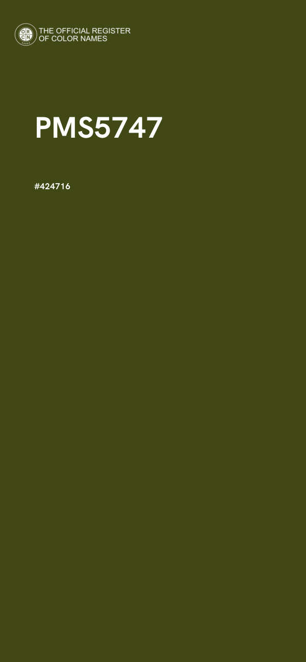 #424716 - PMS5747 color image