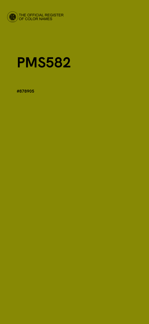 #878905 - PMS582 color image