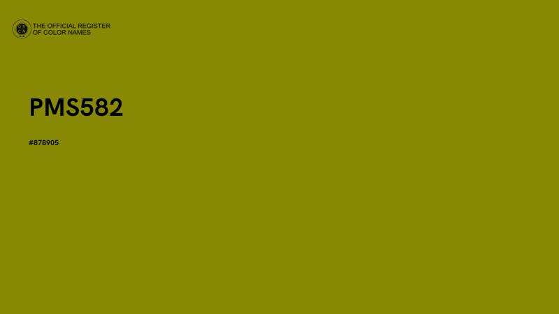 #878905 - PMS582 color image