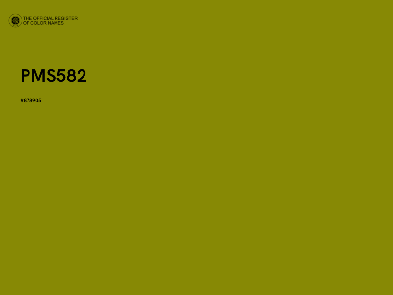 #878905 - PMS582 color image