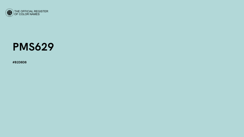 #B2D8D8 - PMS629 color image