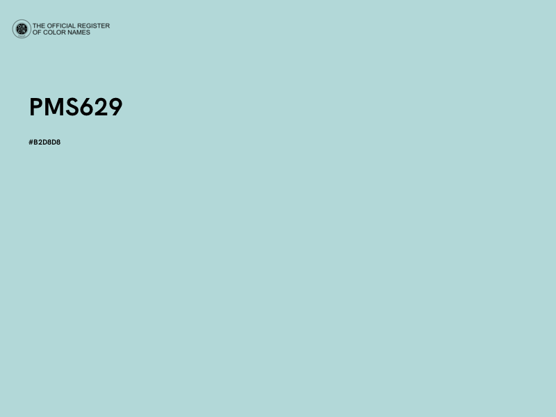 #B2D8D8 - PMS629 color image