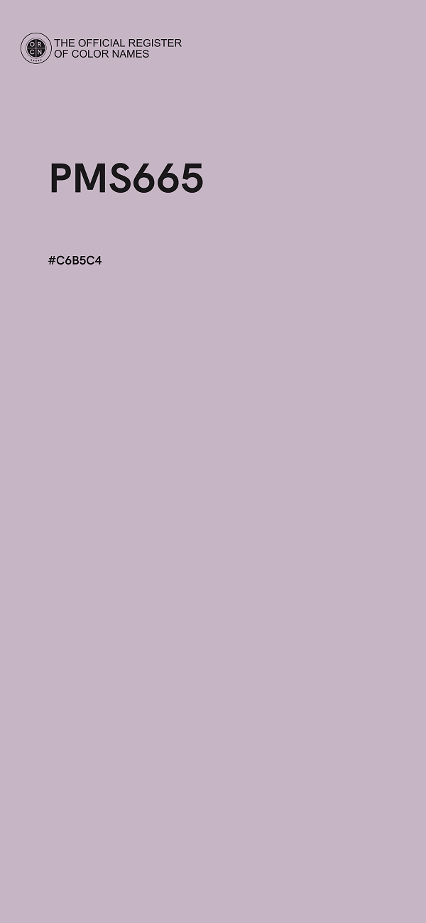 #C6B5C4 - PMS665 color image