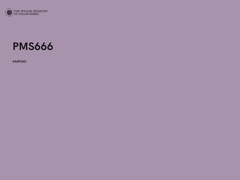 #A893AD - PMS666 color image