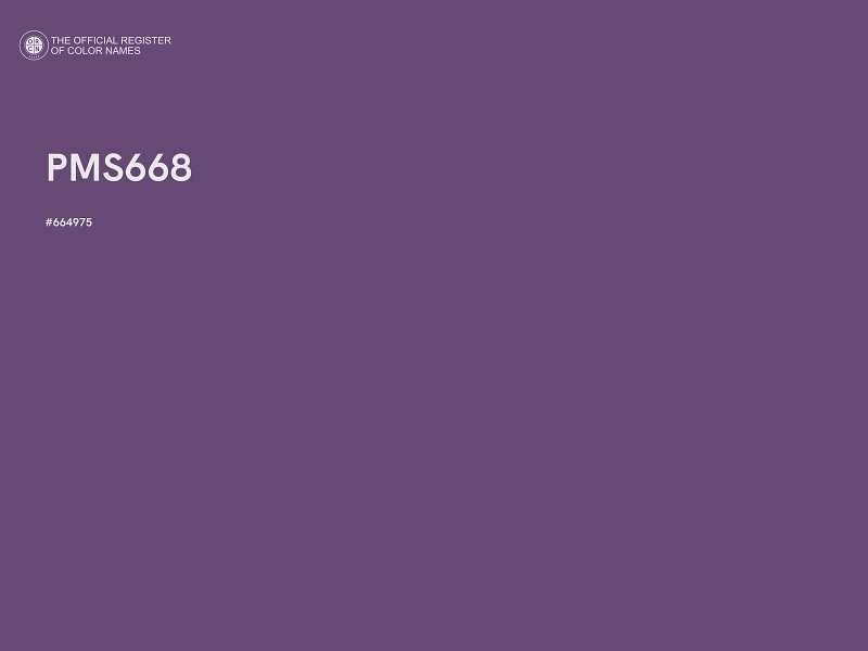 #664975 - PMS668 color image