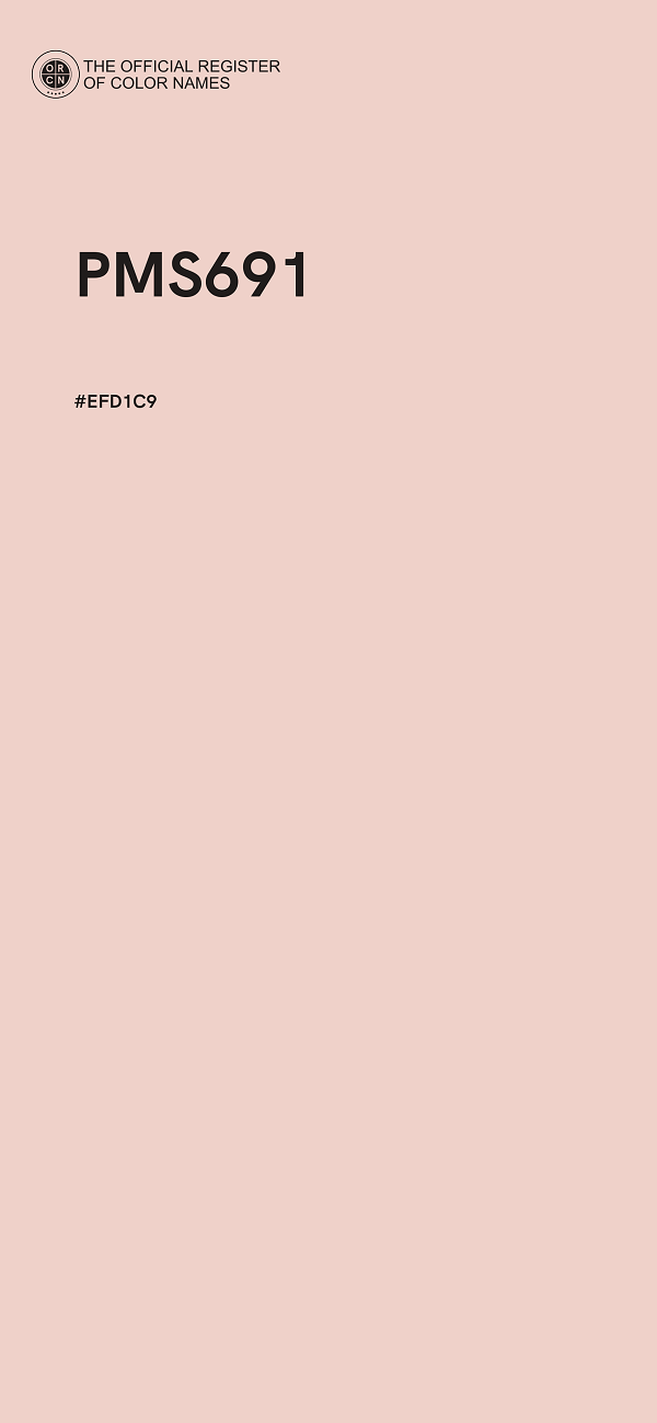 #EFD1C9 - PMS691 color image