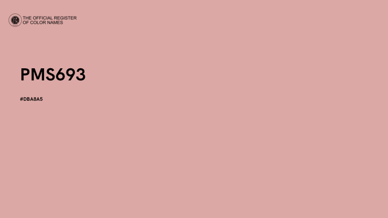 #DBA8A5 - PMS693 color image