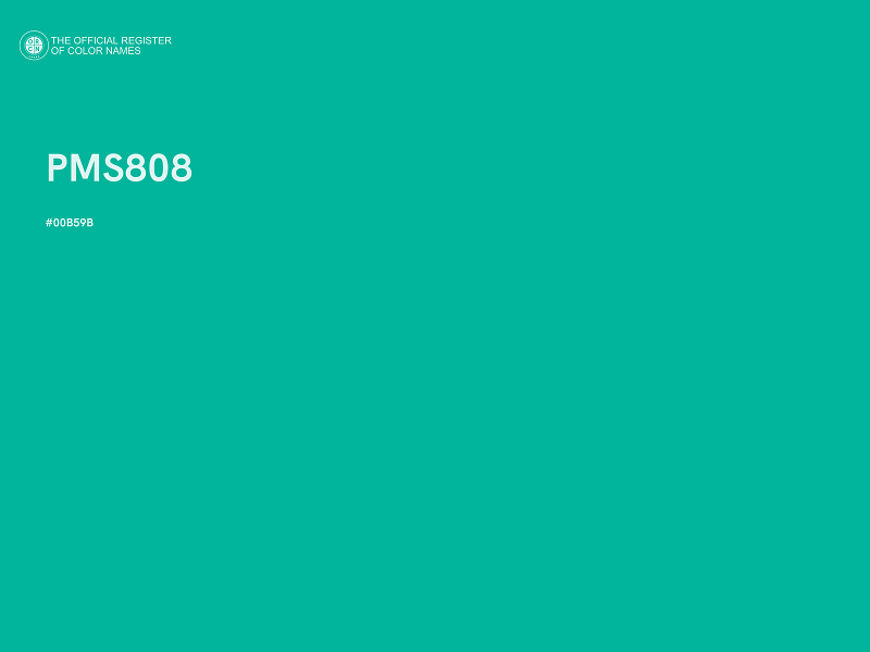 #00B59B - PMS808 color image