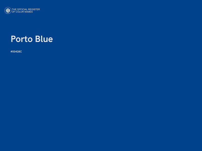 #00428C - Porto Blue color image