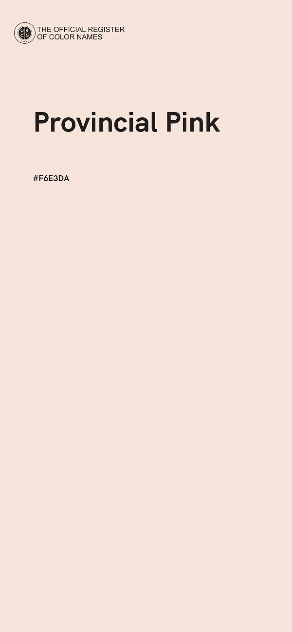 #F6E3DA - Provincial Pink color image