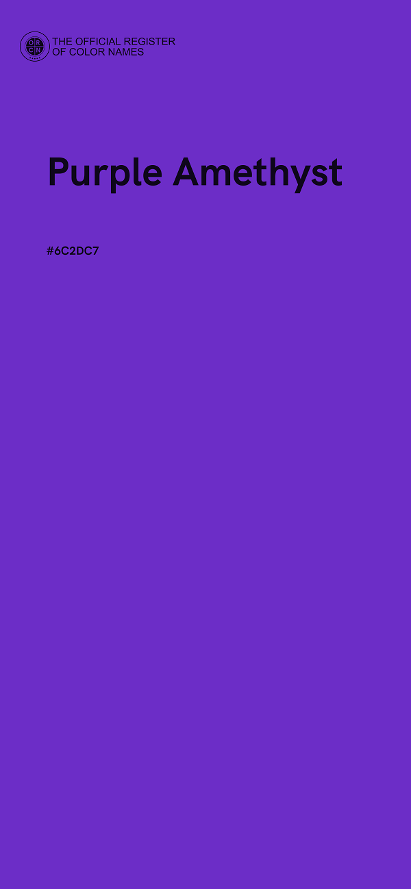 #6C2DC7 - Purple Amethyst color image