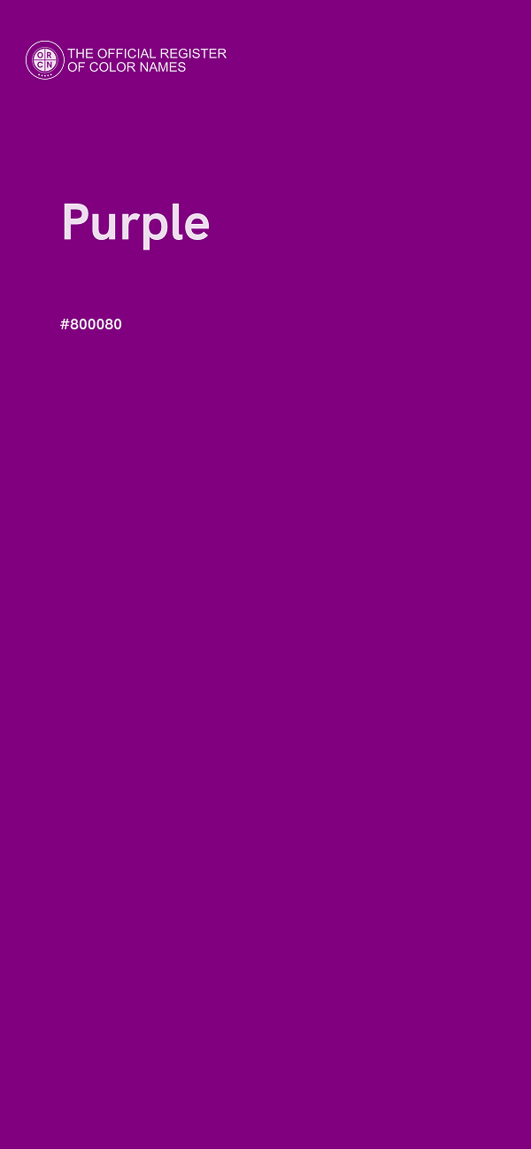 #800080 - Purple color image