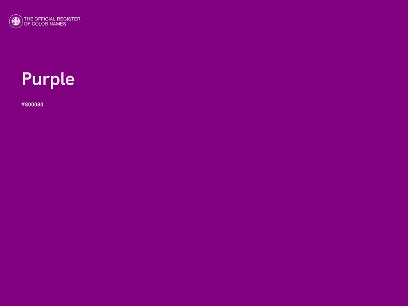 #800080 - Purple color image