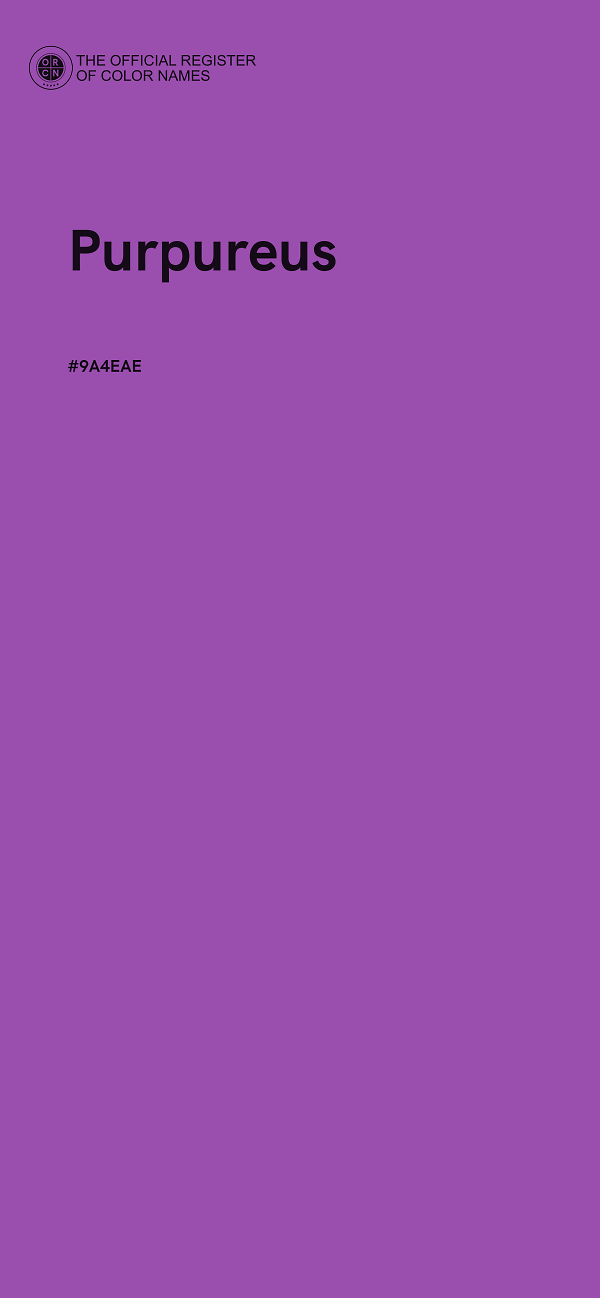 #9A4EAE - Purpureus color image