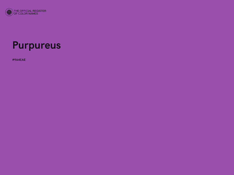 #9A4EAE - Purpureus color image