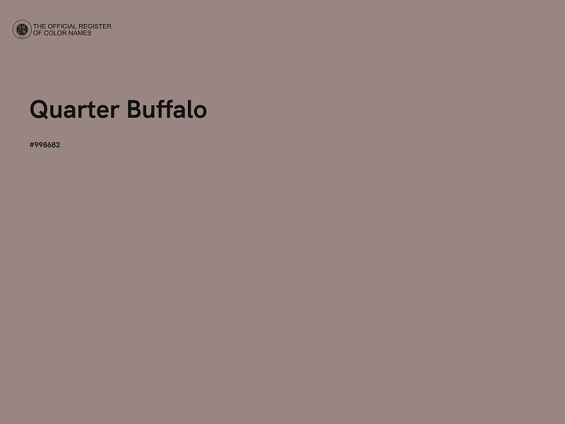 #998682 - Quarter Buffalo color image