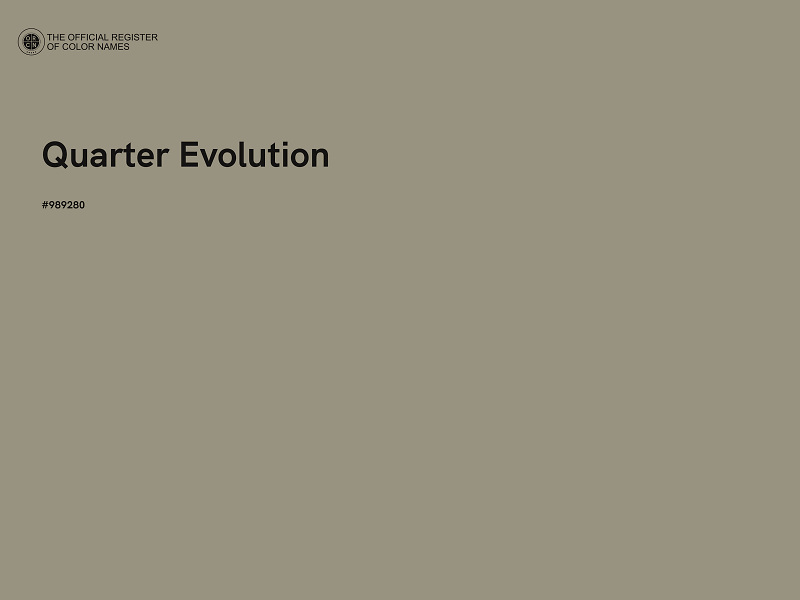 #989280 - Quarter Evolution color image