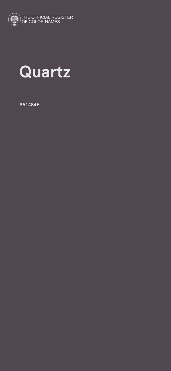 #51484F - Quartz color image
