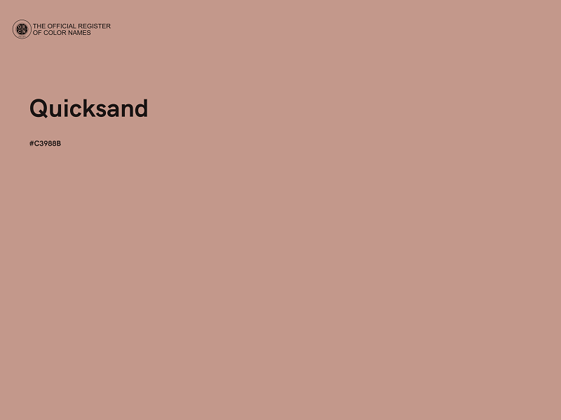 #C3988B - Quicksand color image