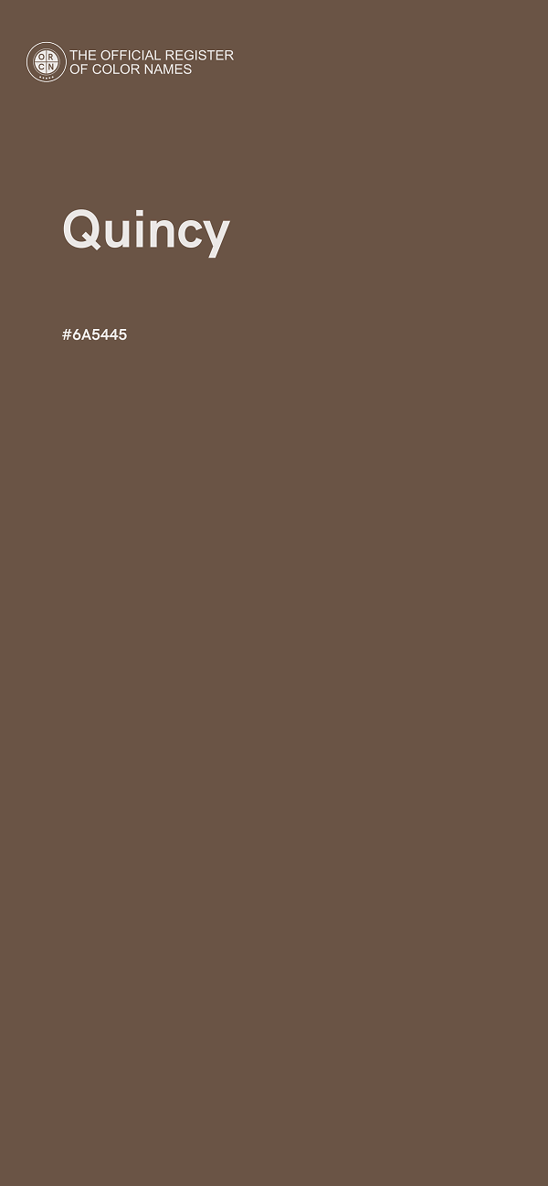 #6A5445 - Quincy color image