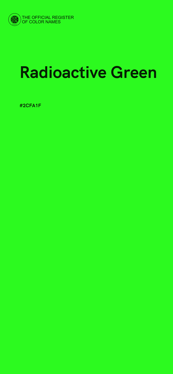 #2CFA1F - Radioactive Green color image