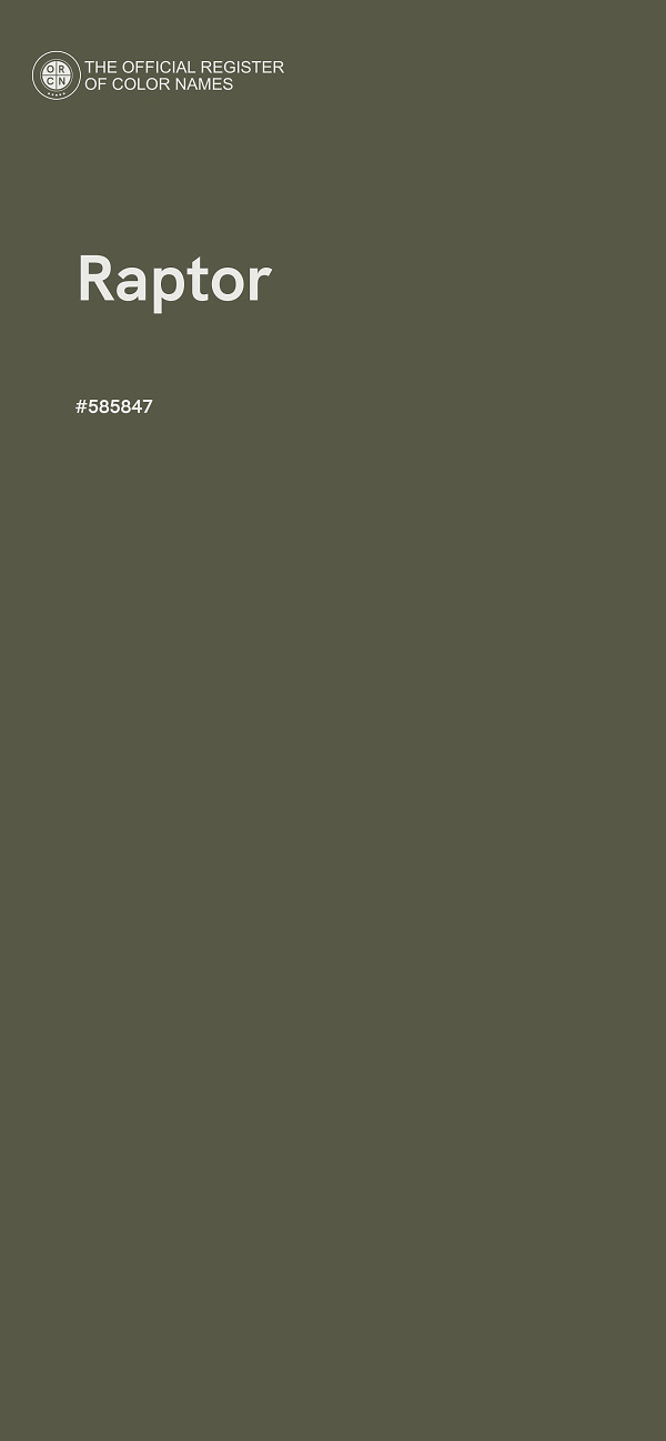 #585847 - Raptor color image