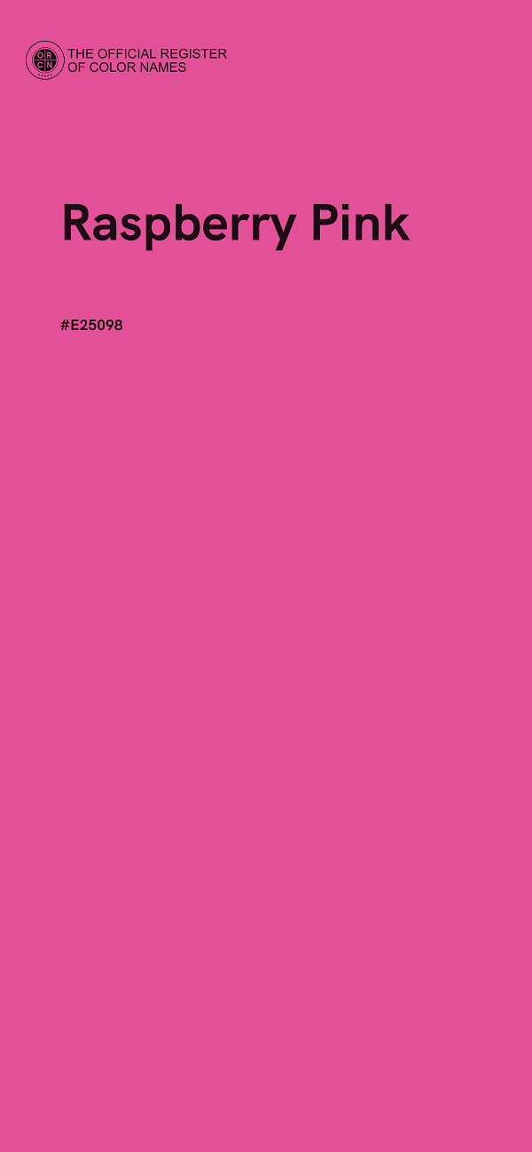 #E25098 - Raspberry Pink color image